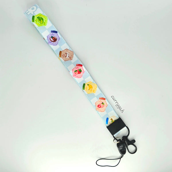 Flavored Milk Short Wrist Lanyard