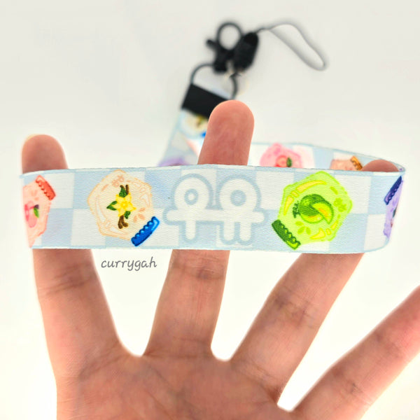 Flavored Milk Short Wrist Lanyard