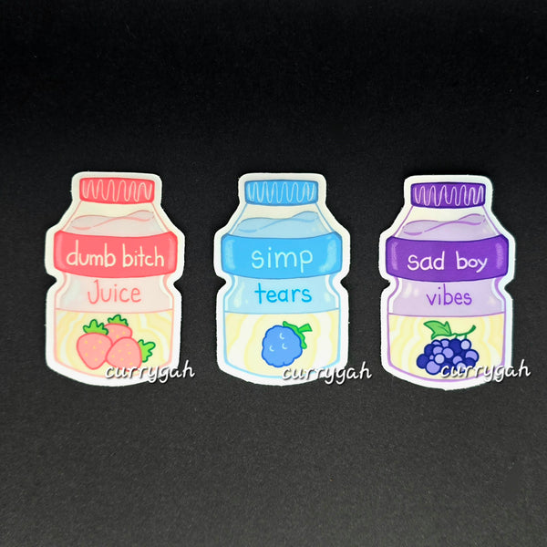 Yogurt Drink Stickers