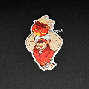 Genshin Impact Buff DPS Klee Sticker