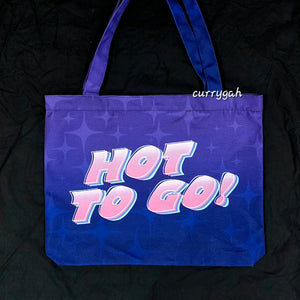 Hot To Go Wide Tote Bag